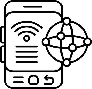 inalámbrico red conexión vector