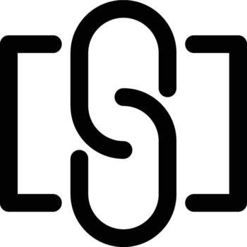 Hyperlink, Link, Web Outline Icon vector