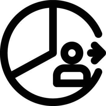 Exit Rate, Traffic, Analysis Outline Icon vector