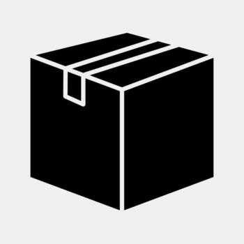 Icon package. Export import elements. Icon in glyph style. vector