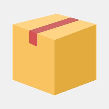 Icon package. Export import elements. Icon in flat style. vector