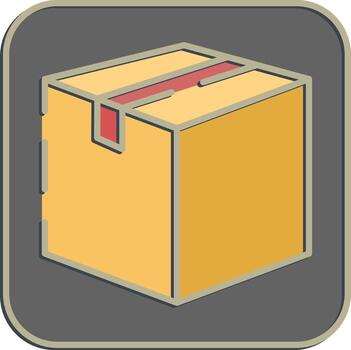 Icon package. Export import elements. Icon in embossed style. vector