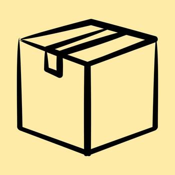 Icon package. Export import elements. Icon in hand drawn style. vector