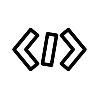 Illustration of Coding Icon vector