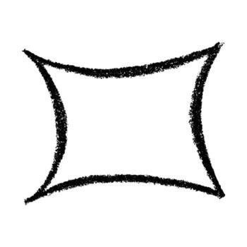 Hand drawn speech bubble Blank empty message box Textbox frame for banners, price tags, stickers, design label idea vector