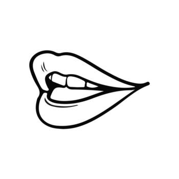 Soft Smile Illustration ideal for emoji creation stickers and social media graphics vector