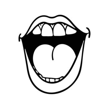 Tongue Out Expression Illustration ideal for emoji creation stickers and social media graphics vector