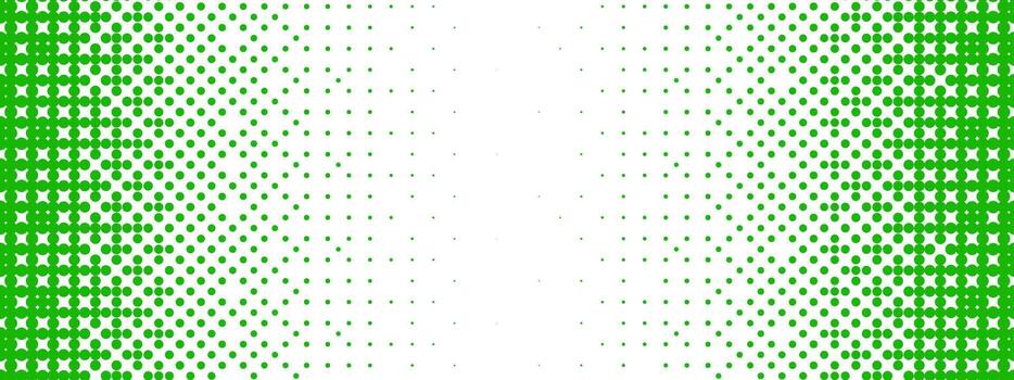 verde mapa de bits degradado textura. desvanecimiento pixelado 8 poco gradación modelo. repetido punteado vacilar trama de semitonos antecedentes. trama juego halfton patrón desvanecimiento cómic popular Arte cubrir fondo vector