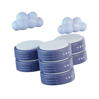 hospedado base de dados soluções 3d ícone png