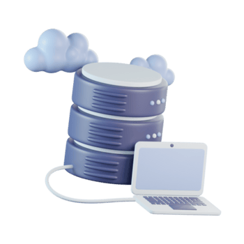 Móvel dados servidor 3d ícone png