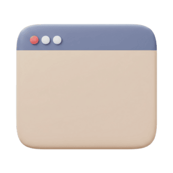 minimalista navegador janela Projeto com arredondado cantos e ao controle botões. png