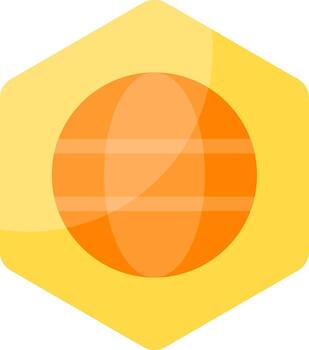 Globe Minimal Colorful Icon vector