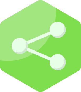 Share Colorful Icon Design vector