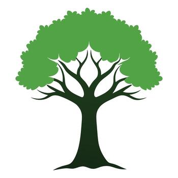 moderno sencillo árbol vector