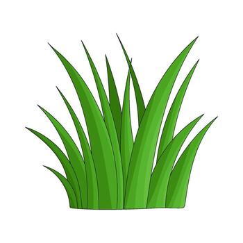 parche de verde césped vector