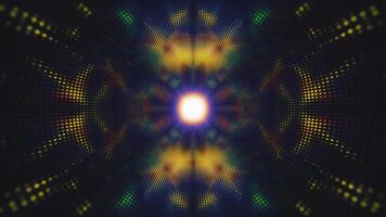 en färgrik abstrakt bild av en ljus Glödlampa bakgrund video