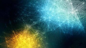 Abstract background with lines and dots video