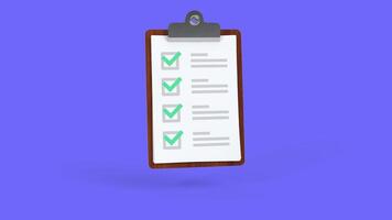 Urklipp 3d animering med blå skärm för krom för använder sig av som en grön skärm bakgrund video