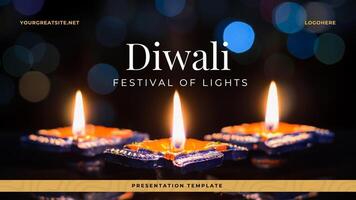 Black Diwali Presentation Template