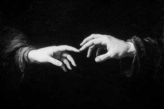 The creation of adam and eve, by jesus christ photo