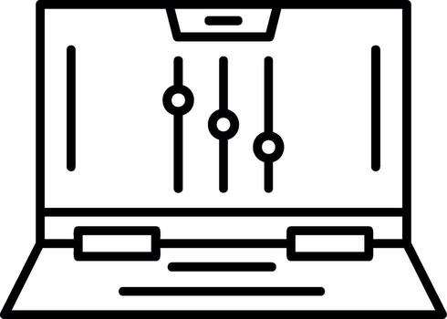 Application Setting Menu vector