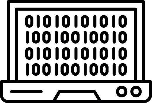 Binary Code Icon vector