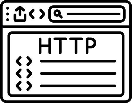 HTTP Web Protocol vector