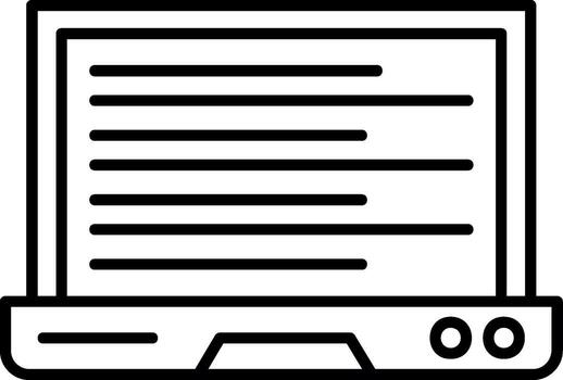 Laptop Computer Device vector