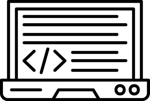 Programming Code Icon vector