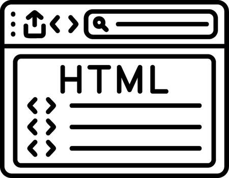 HTML Markup File vector