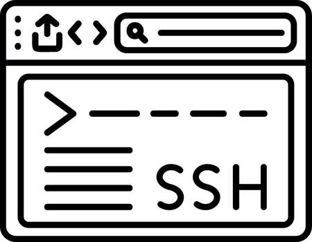 SSH Secure Shell vector