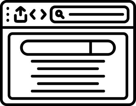 web navegador herramienta vector