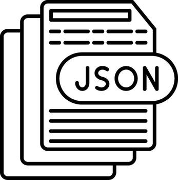 JSON Data File vector