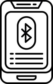 Bluetooth conexión símbolo vector