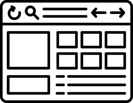 User Interface Design Icon vector
