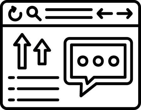 web navegador herramienta icono vector