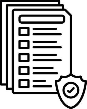 identidad verificación cheque vector