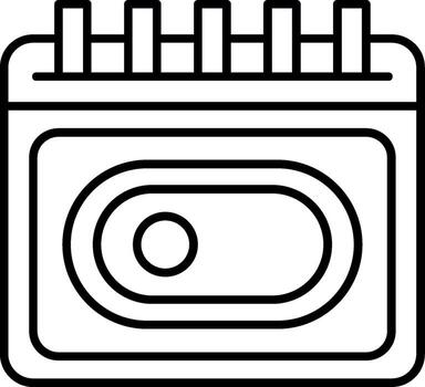 Toggle Button Icon vector