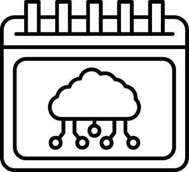 Cloud Computing Service Data vector