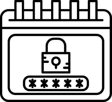 contraseña código bloquear vector