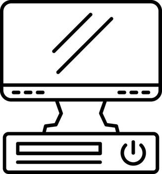Desktop Computer Device vector