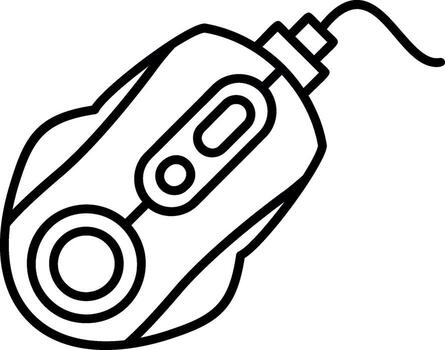 icono del mouse de la computadora vector