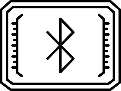 Bluetooth conexión dispositivo vector