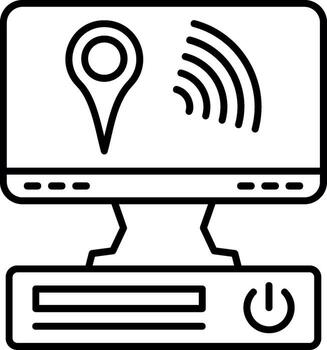 trabajo computadora dispositivo vector