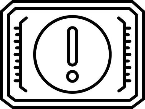 Error Message Issue Icon vector