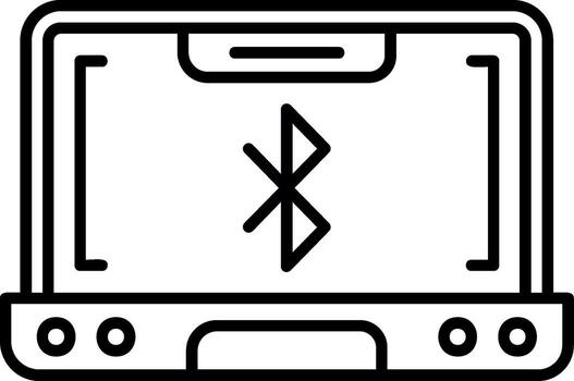 Bluetooth señal conexión vector