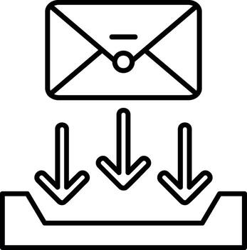 Email Inbox Icon vector
