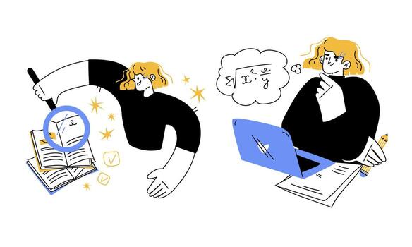 An Innovative and Creative Workspace with Focus on Writing and Digital Tasks Engagement vector