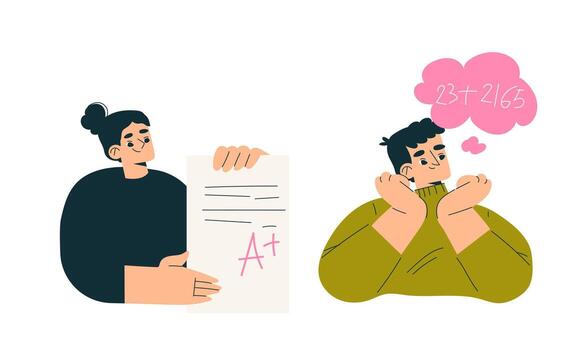 Engaging in Thoughtful Reflection and Creative Presentation in the Field of Digital Illustration vector