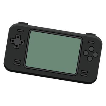 Joystick isolated on white background . Ideal for gaming icons, game controls, arcade design, entertainment, and digital technology visuals. vector